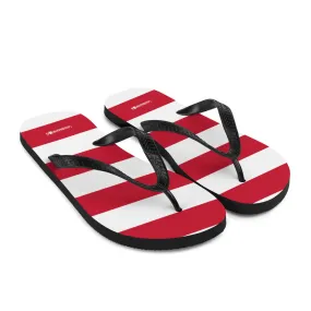 Flip-Flops Women's Red and White